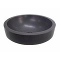 Eden Bath Eden Bath EB-S034LS-H Semi Recessed Lava Stone Vessel Sink with Apron EB_S034LS-H